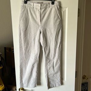 Everlane EUC off white corduroy pants size 10